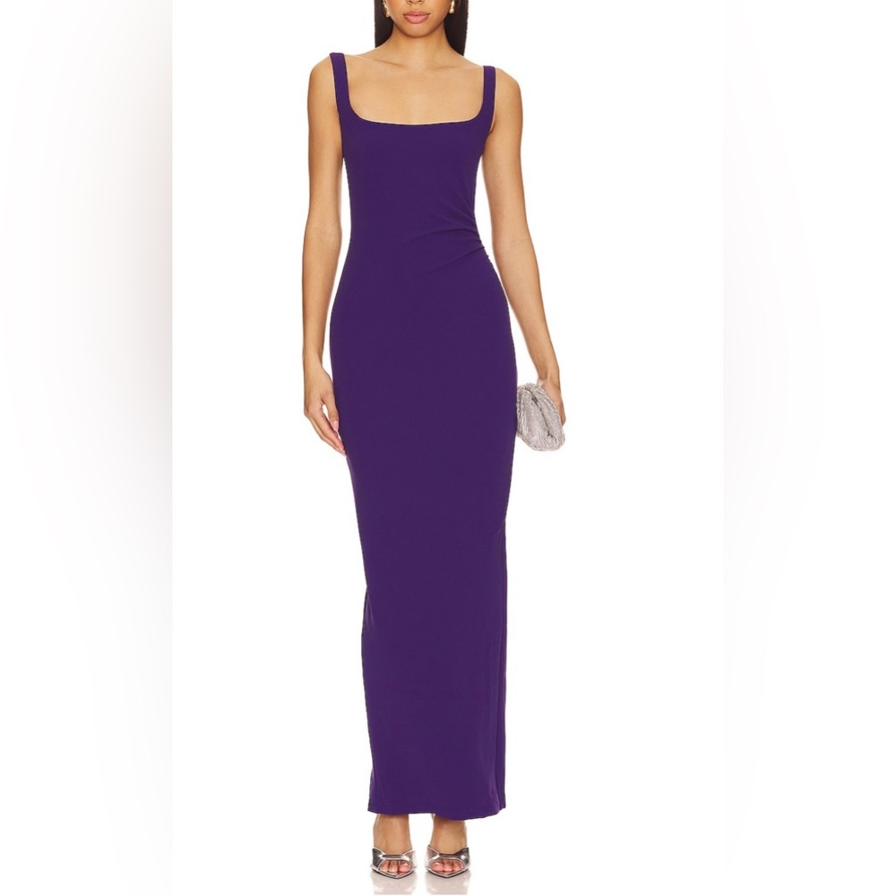 Elegant Purple Evening Gown